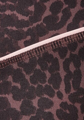LASCANA ACTIVE Skinny Workout Pants in Brown
