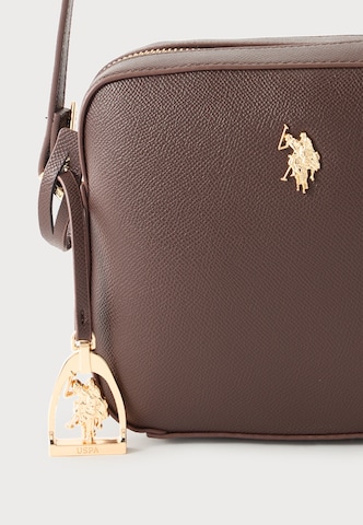 U.S. POLO ASSN. Õlakott 'JONES', värv pruun