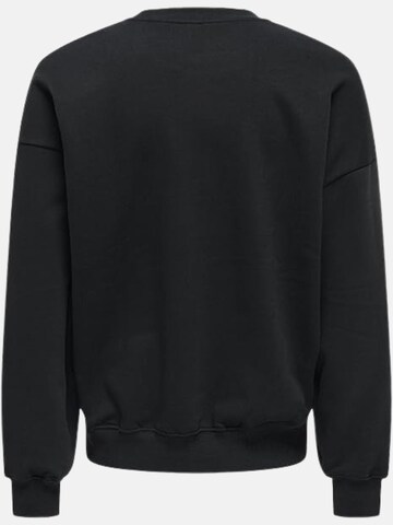 Felpa 'GIROCOLLO FELPA' di Only & Sons in nero