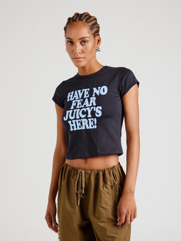 T-shirt 'HAVE NO FEAR' Juicy Couture en noir : devant