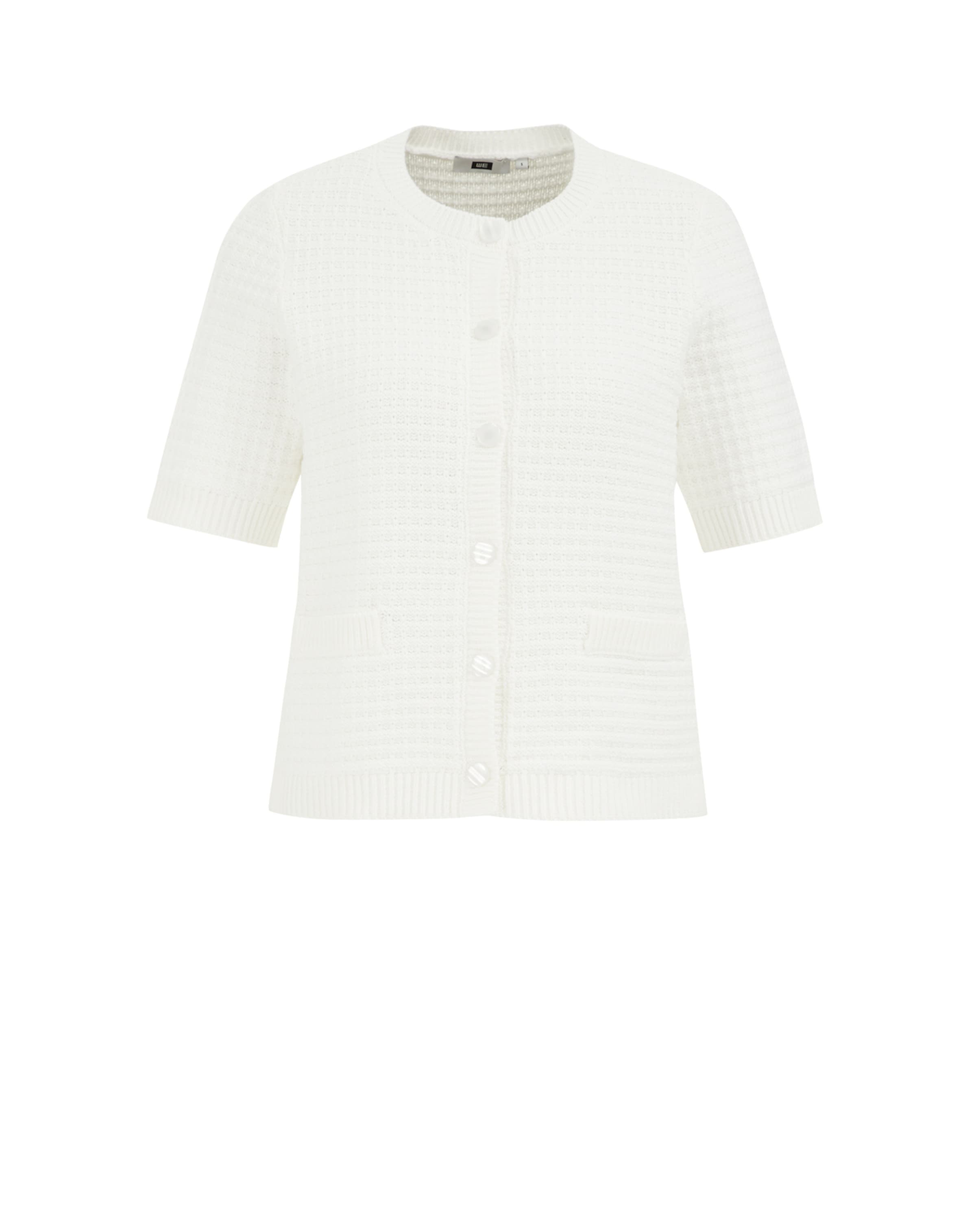 balta WE Fashion Kardiganas: priekis