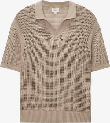 Pull&Bear Neulepaita värissä beige: edessä