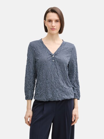 TOM TAILOR Bluse in Blau: Vorderseite