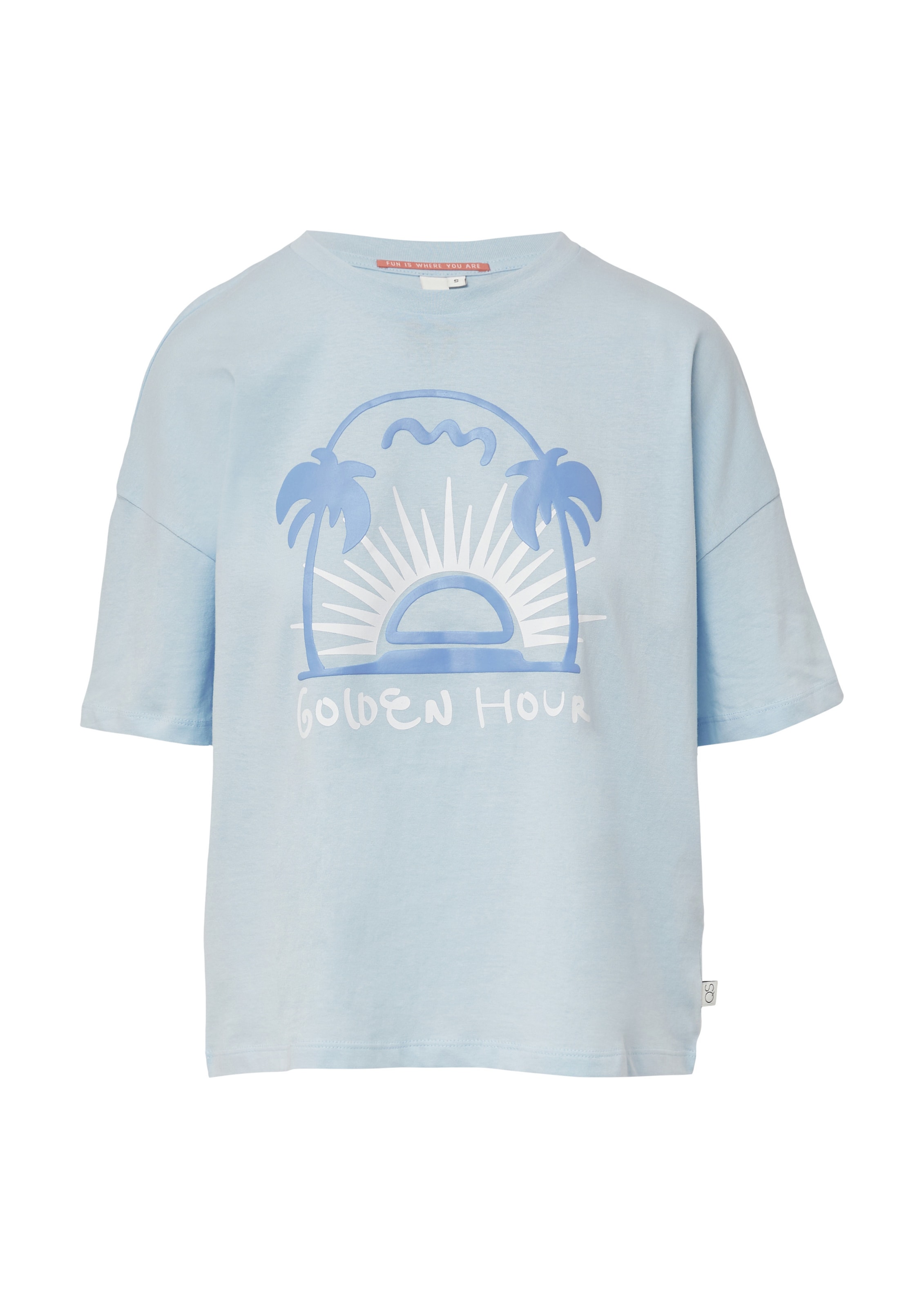 QS Shirt in Blue: front