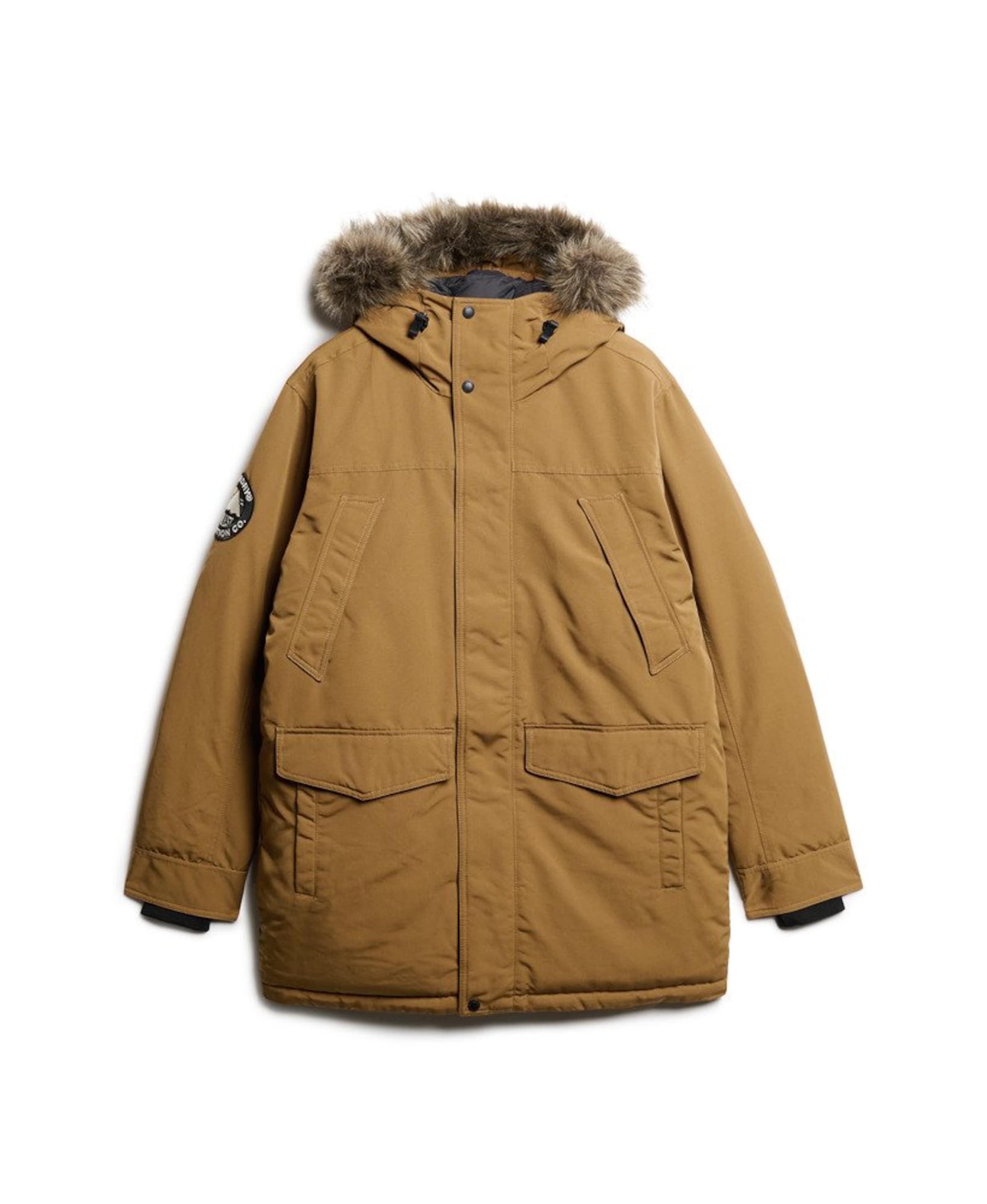 Superdry Parka 'Everest ' in Braun: Vorderseite