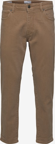 SELECTED HOMME Jeans in Brown: front