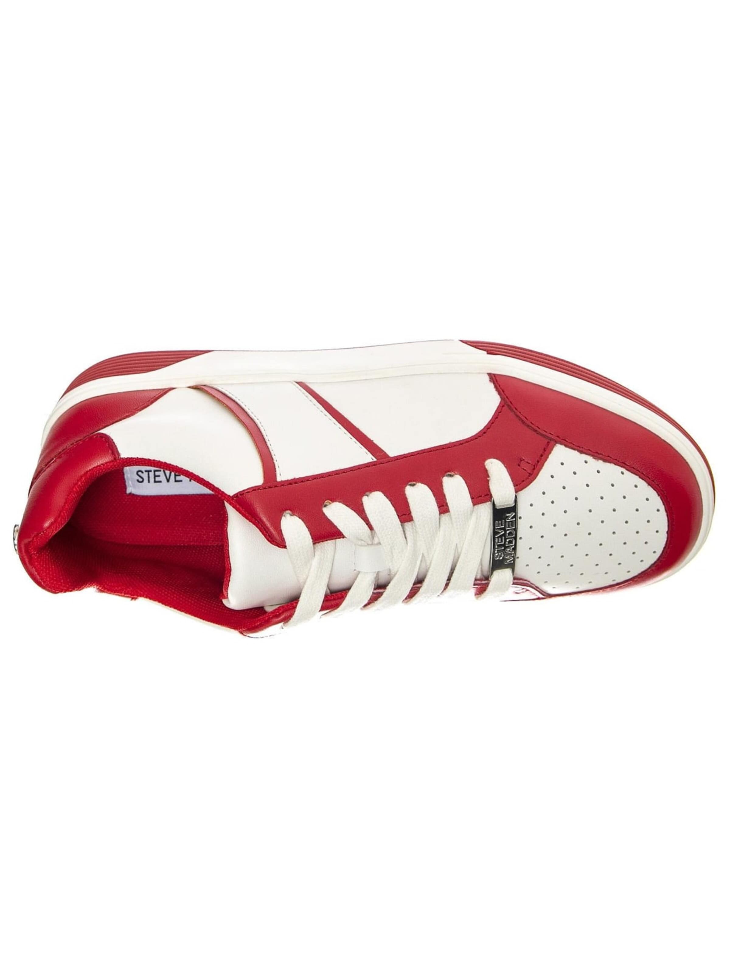 Sneaker bassa 'W' Axis-SM Red Multi Sandals' di STEVE MADDEN in bianco