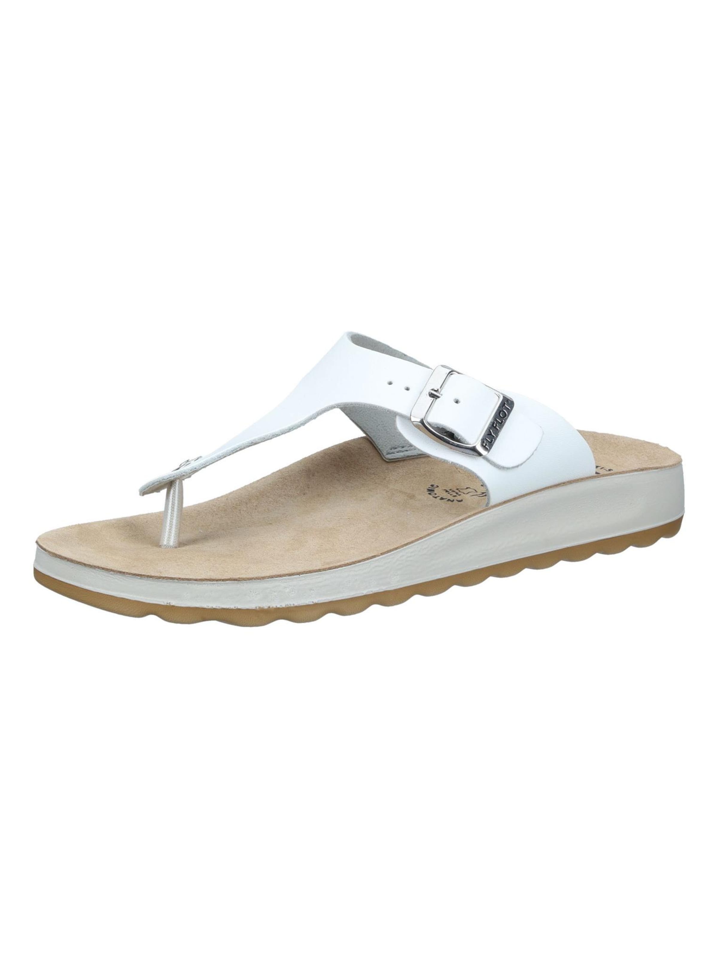 FLY FLOT Mules in White: front