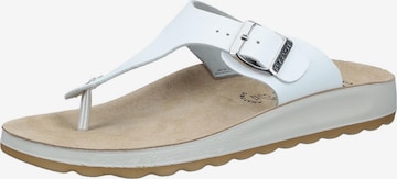 FLY FLOT Pantolette in Weiß: Vorderseite