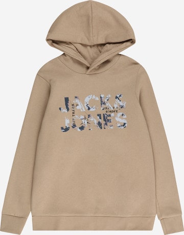 Sweat 'Tech' Jack & Jones Junior en beige : devant