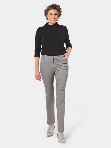 Goldner Regular Pants 'Carla' in Grey