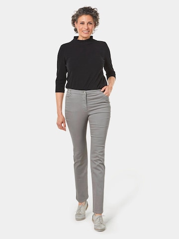 Regular Pantalon 'Carla' Goldner en gris