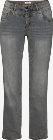 SHEEGO Regular Jeans in Grey: front