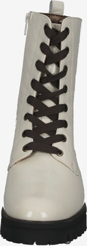 HASSIA Lace-Up Ankle Boots in Beige