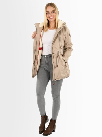 NAVAHOO Winterparka 'Ireliaa' in Beige