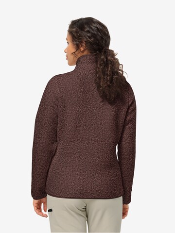 JACK WOLFSKIN Athletic Fleece Jacket 'High Curl' in Purple