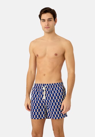 Gassa d'Amante Zwemshorts 'Portofino' in Blauw: voorkant