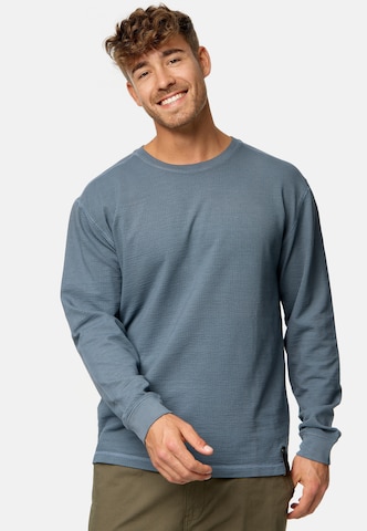 INDICODE JEANS Shirt 'Calo' in Blauw: voorkant
