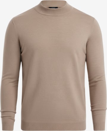 Ombre Trui 'OM-SWTN-0125' in Beige: voorkant