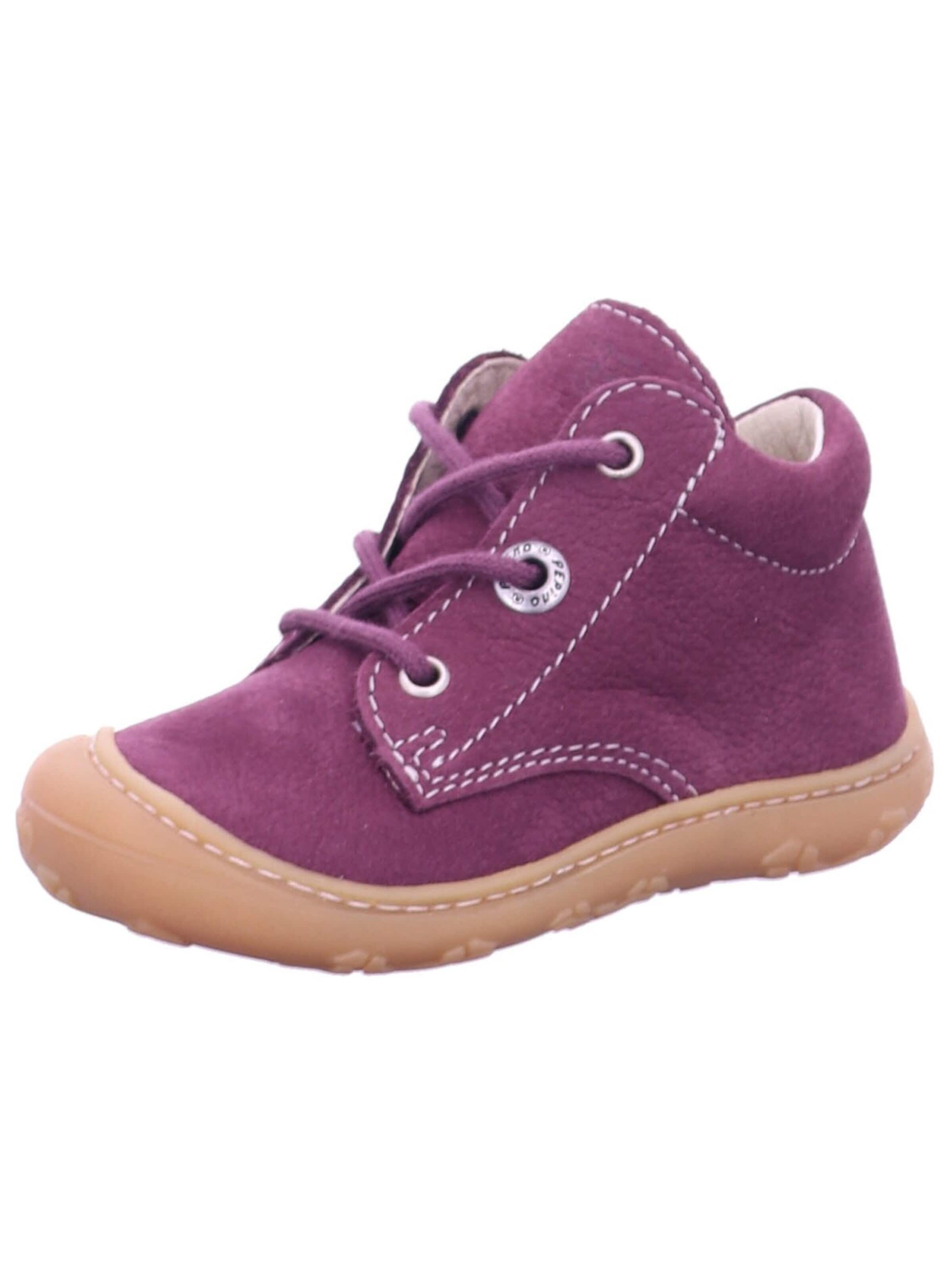 PEPINO by RICOSTA - Zapatos primeros pasos 'Lauflernschuhe Mädchen 50 1200102 380 Nubukleder in rot' en lila: frente