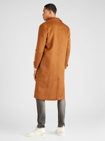 Manteau mi-saison 'SANTONI' Wax London en marron