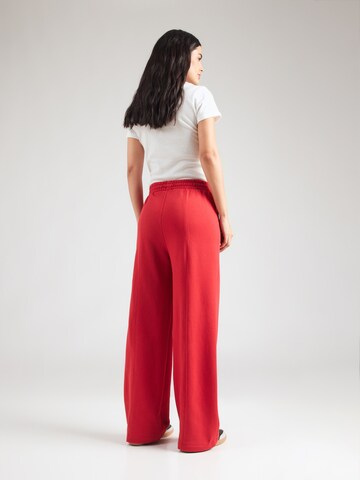 GAP Wide Leg Hose in Rot: Rückseite