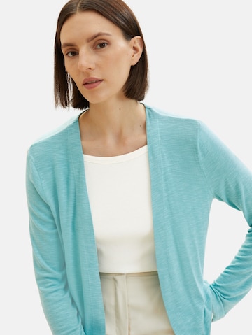 TOM TAILOR Knit Cardigan in Blue