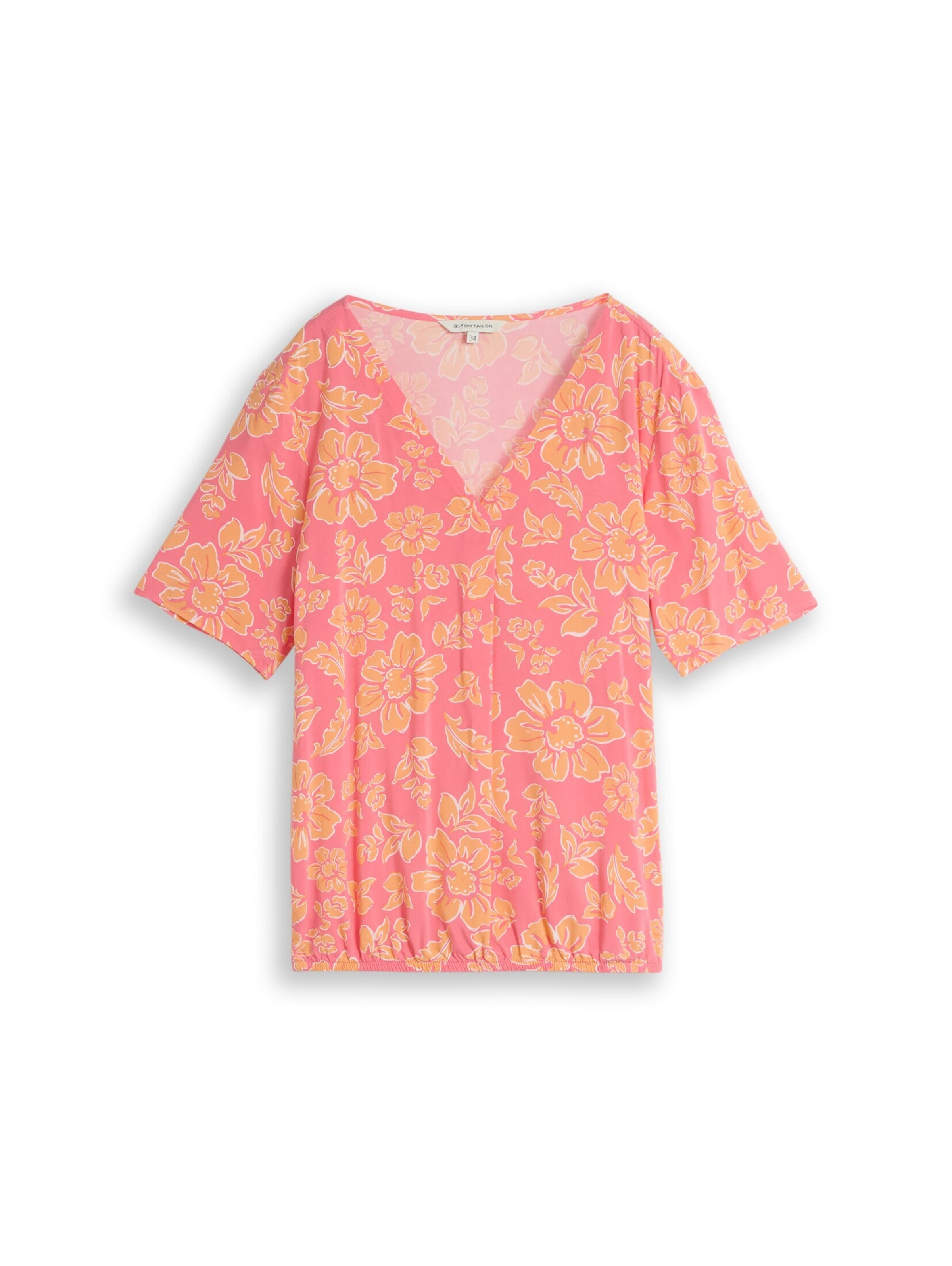 TOM TAILOR Blouse in Oranje: voorkant