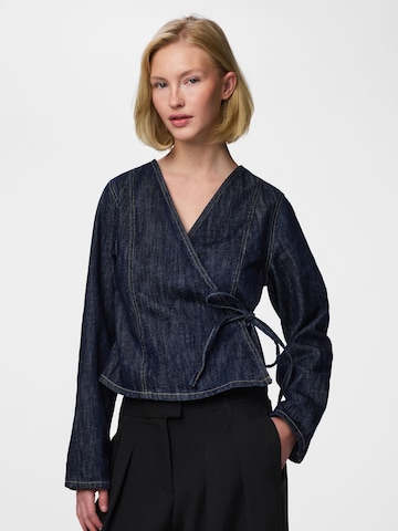 PIECES - Camiseta 'PCGEGGO' en azul: frente