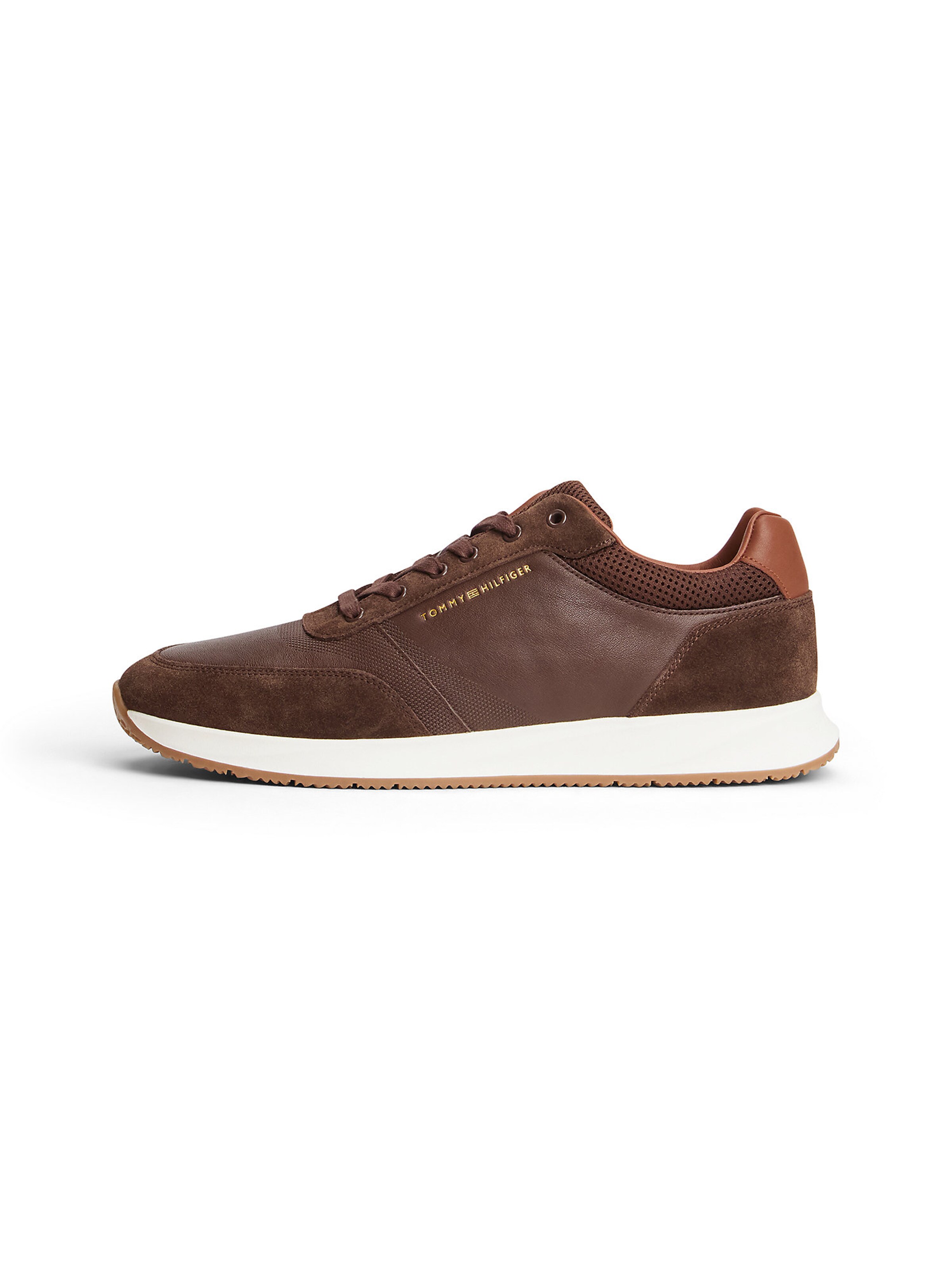 TOMMY HILFIGER Sneaker in Braun: Vorderseite