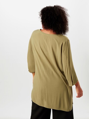 Tom Tailor Women + Blouse in Green