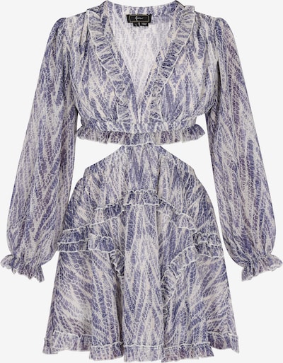 faina Cocktailkleid in violettblau / weiß, Produktansicht