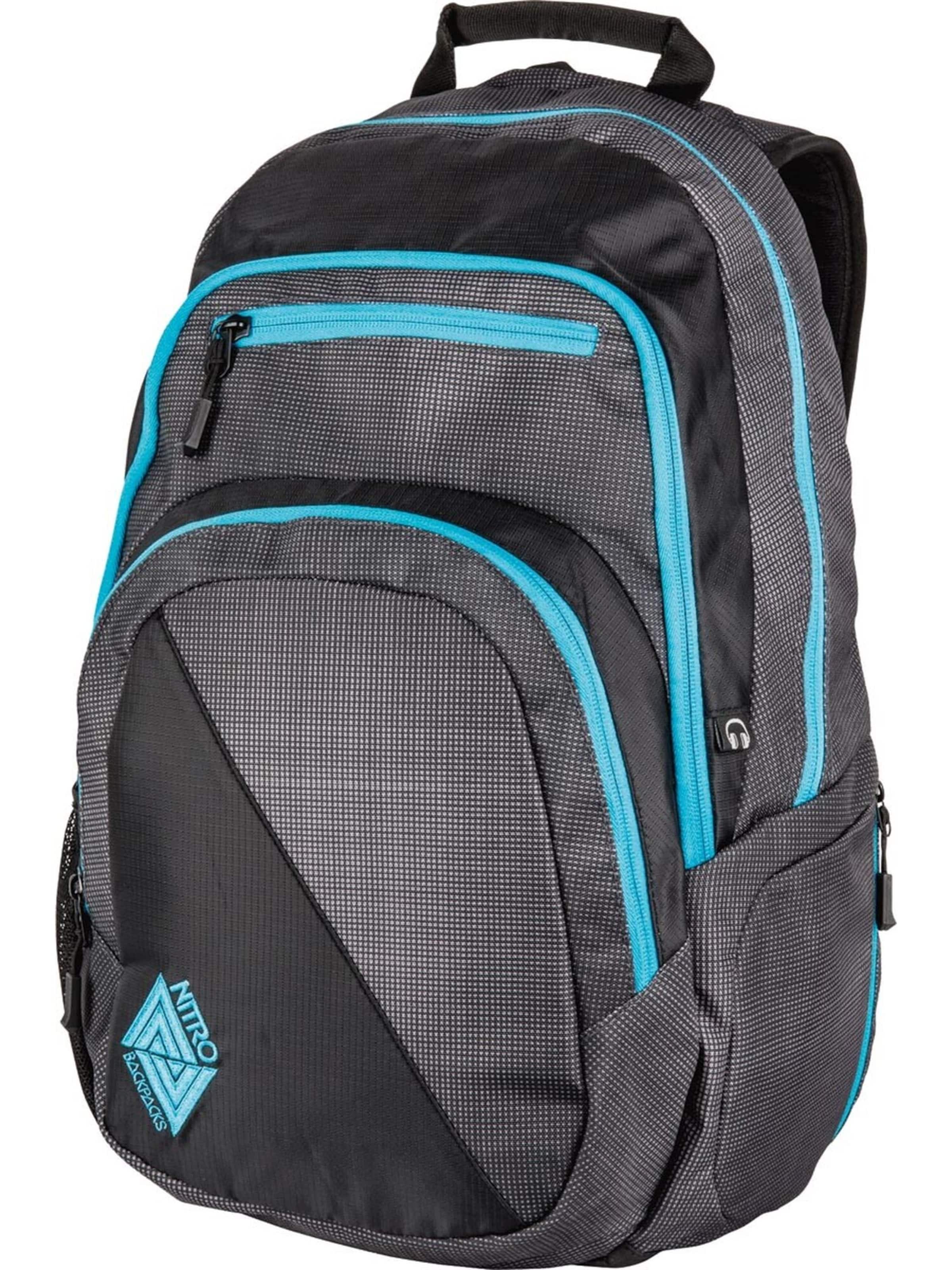 NitroBags Backpack 'STASH 29' in Blue: front