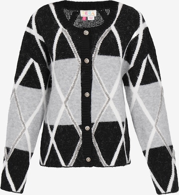 IZIAKardigan - crna boja: prednji dio