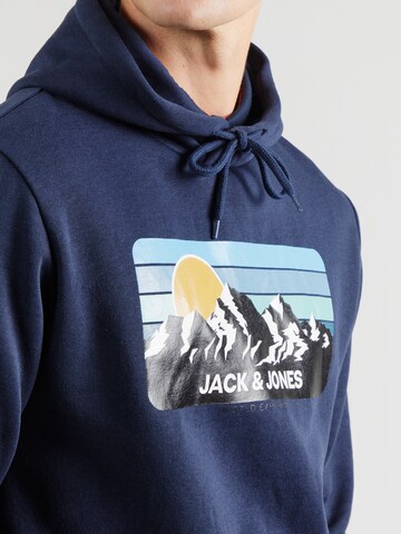 JACK & JONES Mikina 'JWHPEAK' – modrá