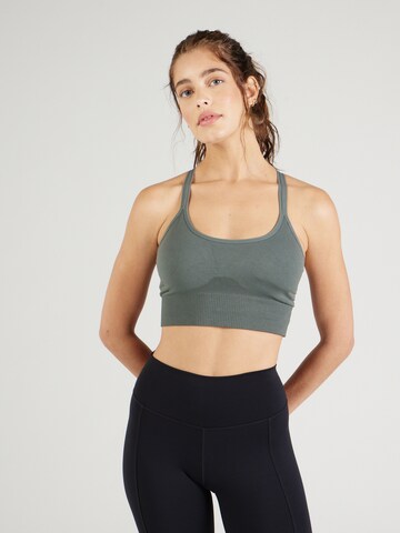 Athlecia Bustier Sport bh 'Foan V2' in Groen: voorkant