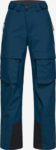 Haglöfs Workout Pants 'Elation GTX' in Blue: front