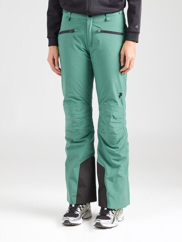 PEAK PERFORMANCE Regular Outdoor Pants 'Scoot' in Green: front