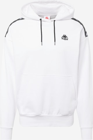 KAPPA Sweatshirt in White: front