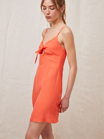 Robe 'Marcella' LeGer by Lena Gercke en orange : devant