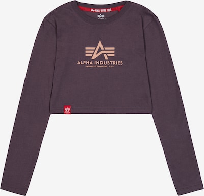 ALPHA INDUSTRIES Majica u žuta / ljubičasta / tamno ljubičasta, Pregled proizvoda
