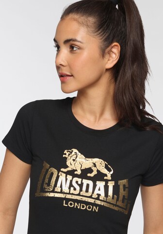 LONSDALE Shirt 'Bantry' in Black