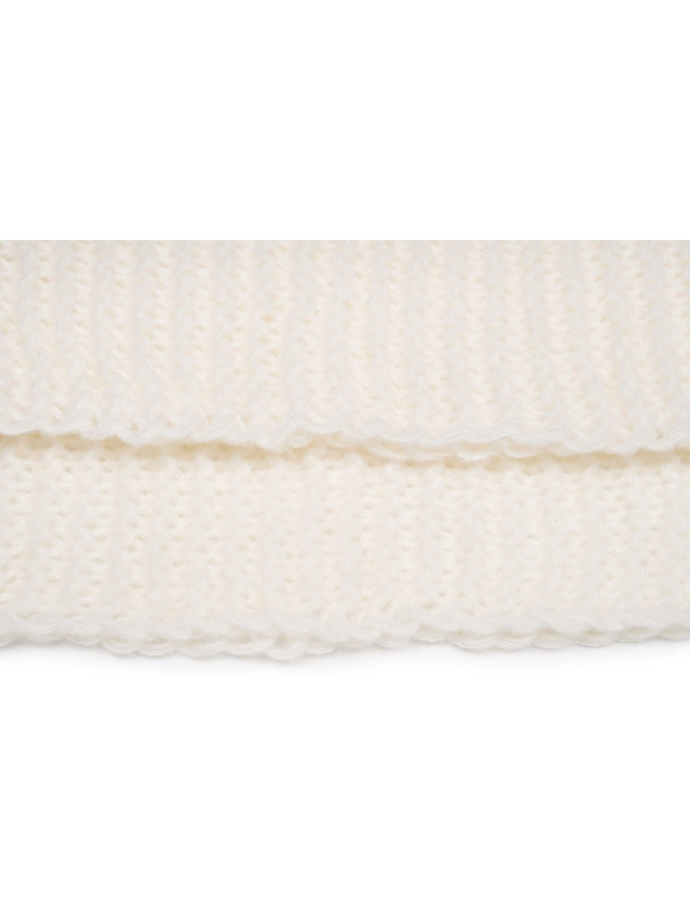 styleBREAKER Schlauchschal 'Strick Loop Wellenmuster'‌‌‌ in Beige