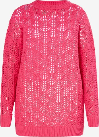 IZIA Sweater 'Hoona' in Pink: front