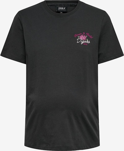 Only Maternity T-shirt en mélange de couleurs / noir, Vue avec produit