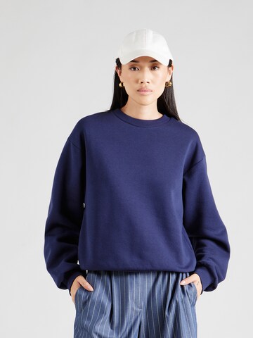 Gina Tricot Sweatshirt in Blue: front