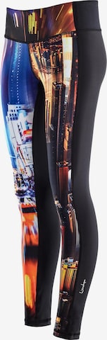 Skinny Pantalon de sport 'AEL110' Winshape en noir