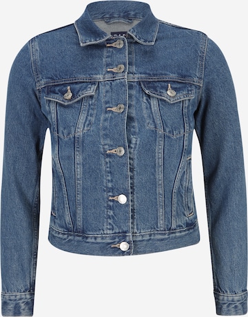 Gap Petite Regular Jeansjacke in Blau: predná strana