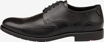 Chaussure à lacets LLOYD en noir : devant