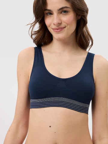BeeDees Top 'Bustier Comfee Crop Top' in Blue